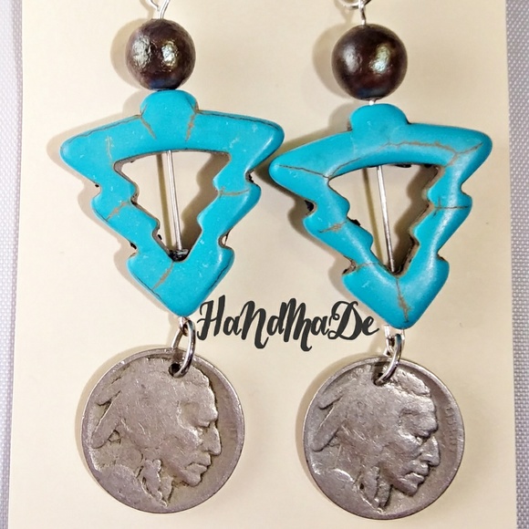 Handmade Jewelry - Vintage HaNdMaDe Real USA American Buffalo Nickel